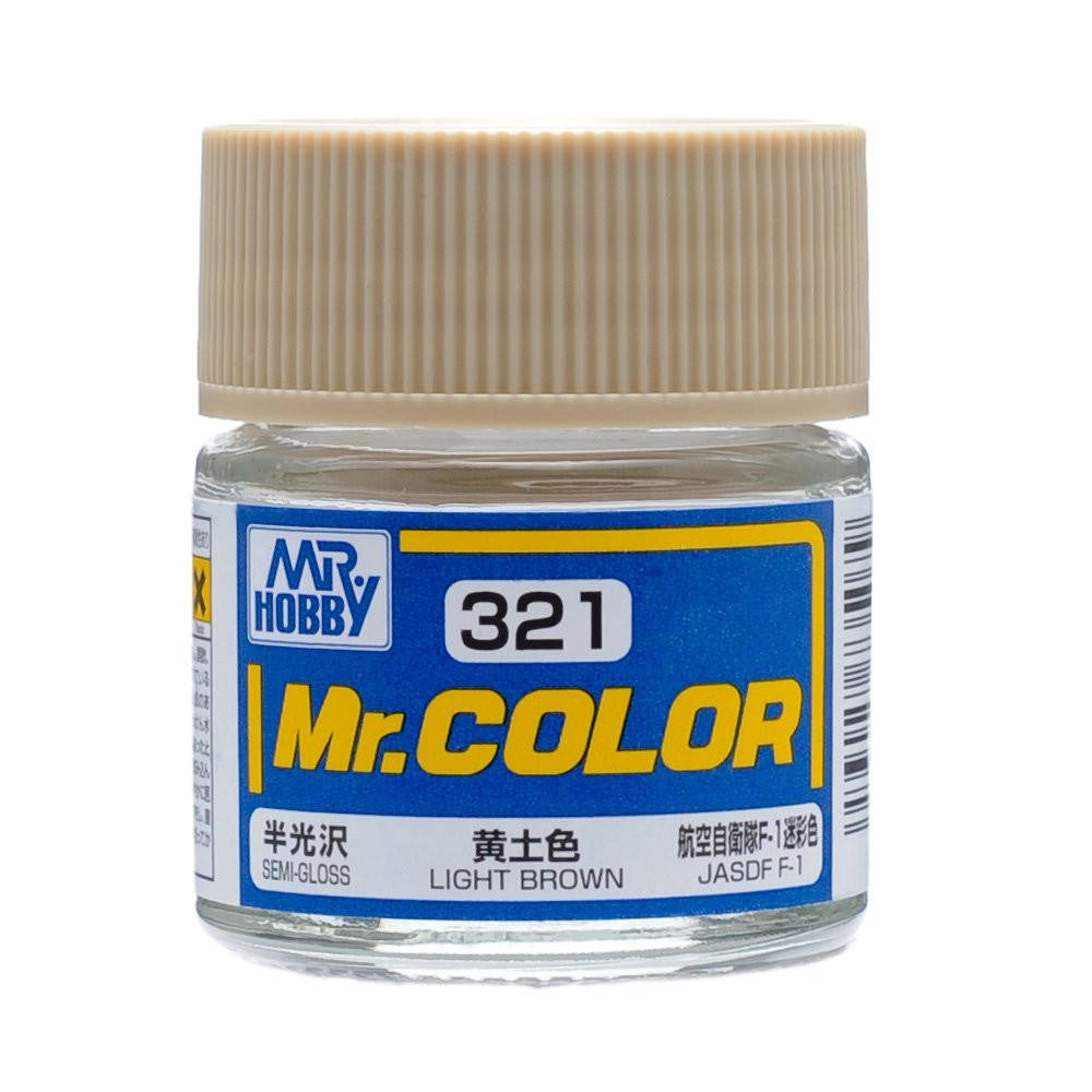 Gunze Sangyo Semi-Gloss Light Brown Mr.Color 10ml C321